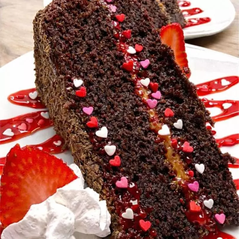 Torta de chocolate San Valentin 🩷