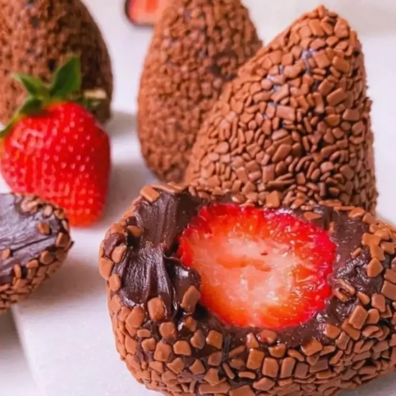 Coxinha de Morango Quarta-feira 28/1