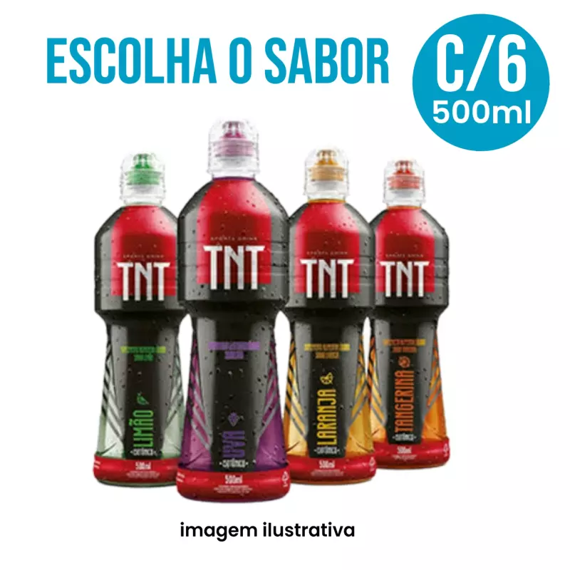 Isotônico TNT Sabores 500ml C/6