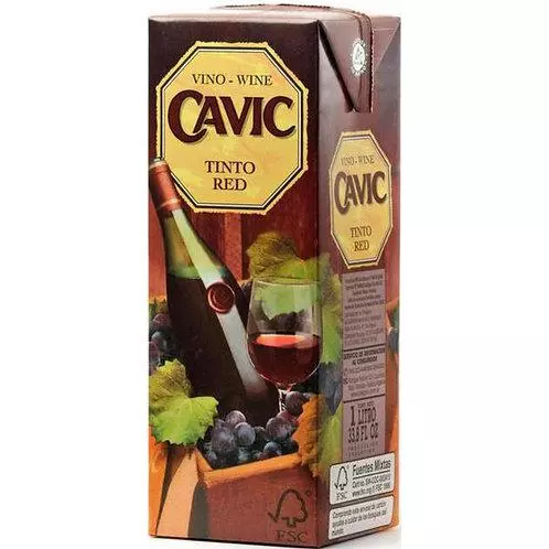VINO DE CARTÓN CAVIC 1L