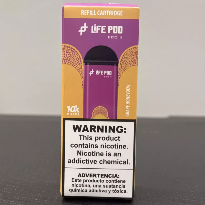 REFIL LIFE POD ECO 2 10K MEL DE UVA