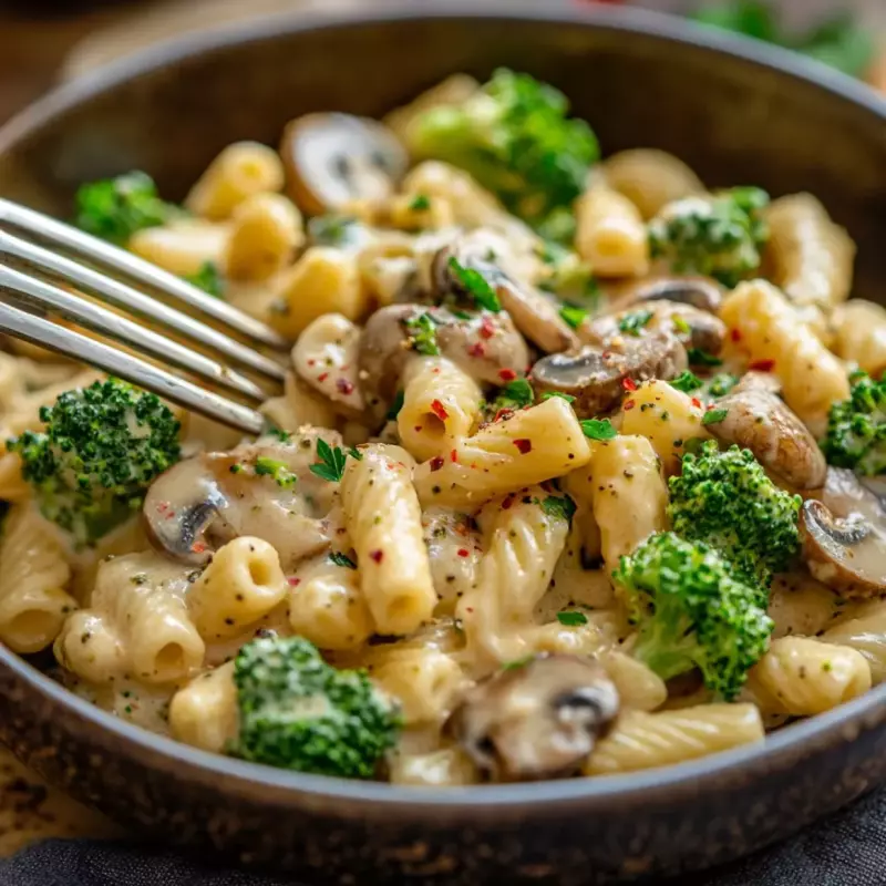 Macarrão c/ Champignon e Brócolis(copy)