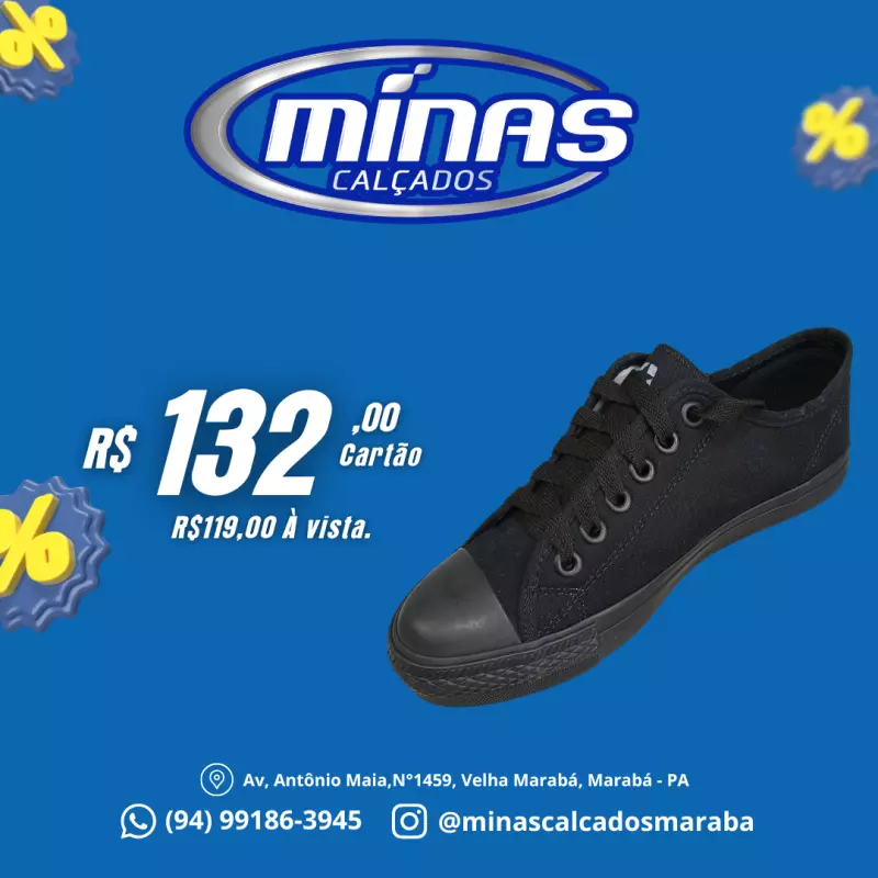 Tênis Preto RF:ST700
