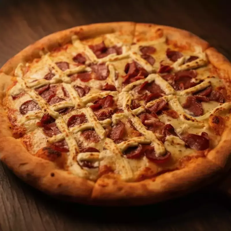 Pizza de Calabresa com Catupiry