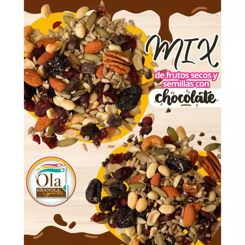 mix frutos secos y semillas con choc