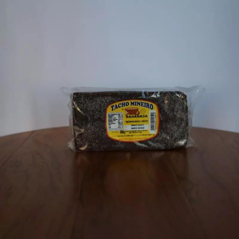 Bananada em Barra 500gr