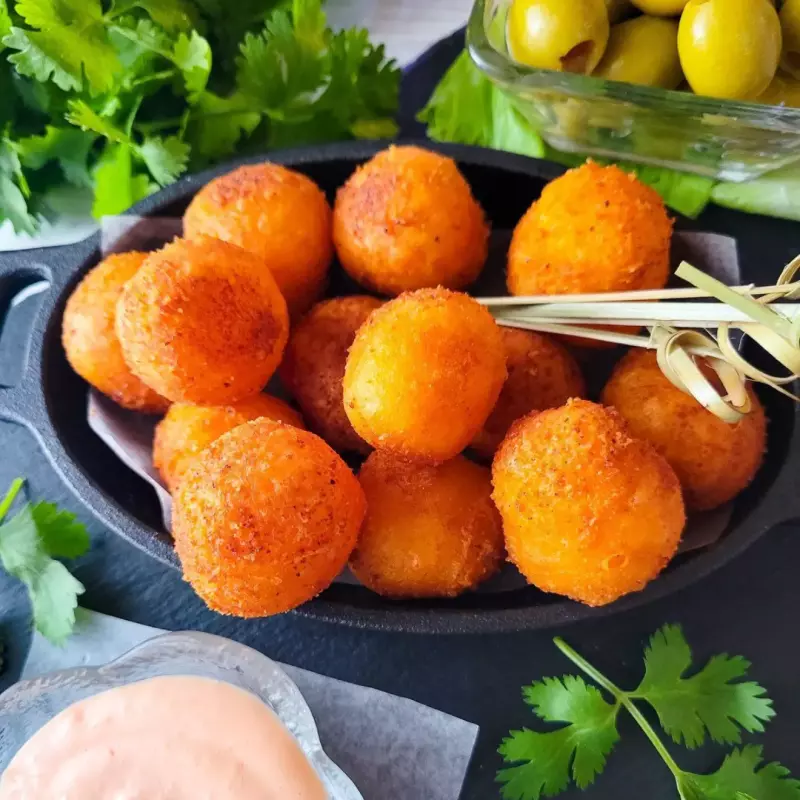 Bolitas de queso.