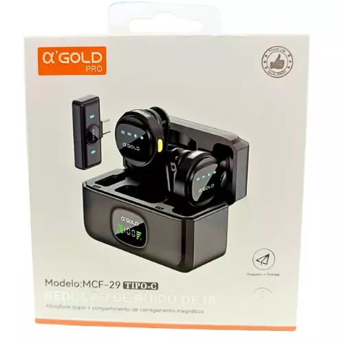 MICROFONE LAPELA GOLD IA MCF-29 TC