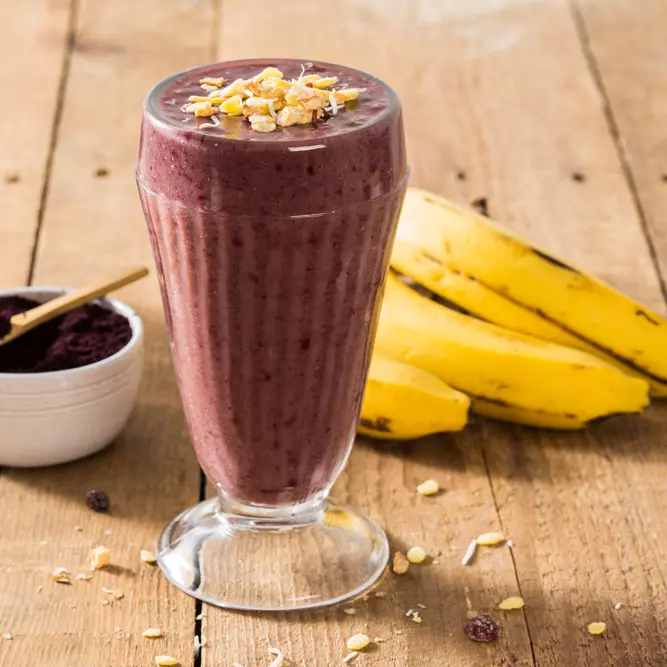 🍌 Smoothie Clássico com Açaí
