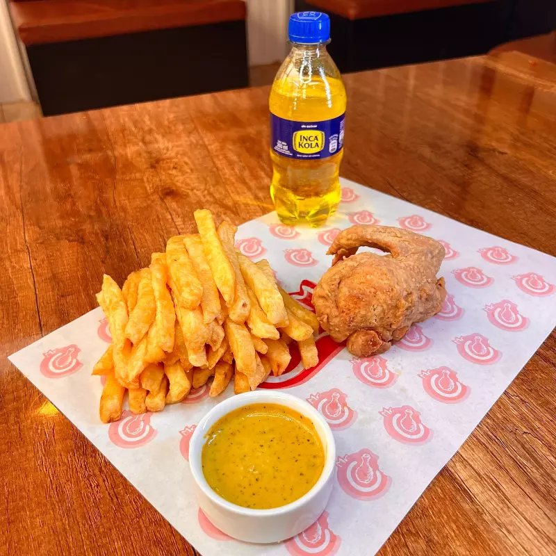 Combo 1 pieza pollo broster