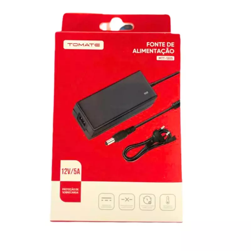 FONTE TOMATE 12V/5A MTT-1205