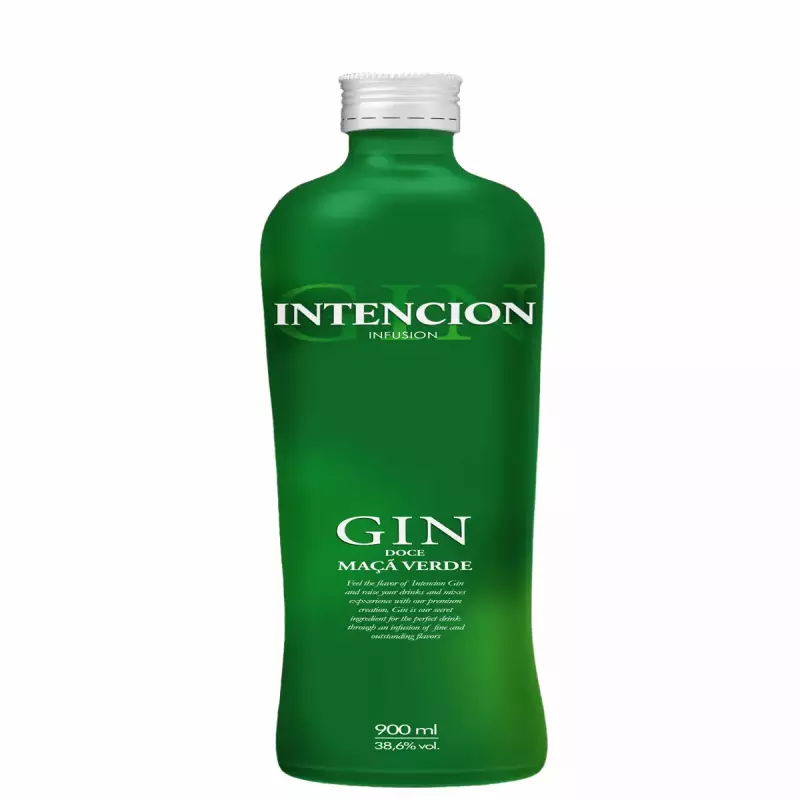 Gin Intencion Maça Verde 900ML