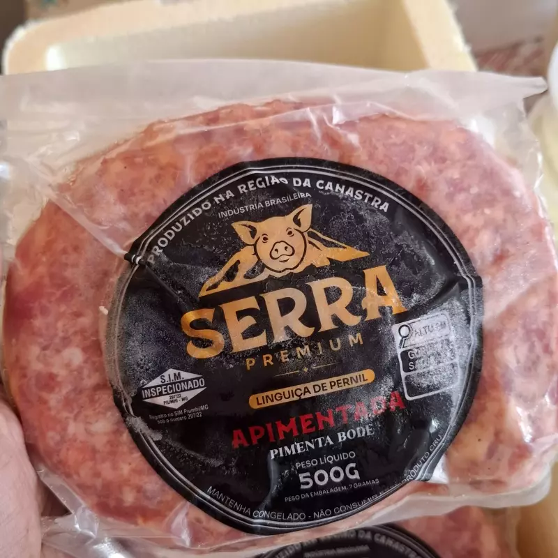 LINGUIÇA DE PERNIL APIMENTADA 500G