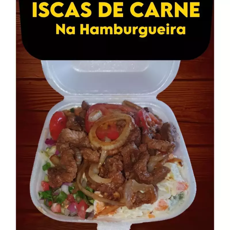 PROMOÇÃO/ISCAS DE CARNE/HAMBURGUEIRA