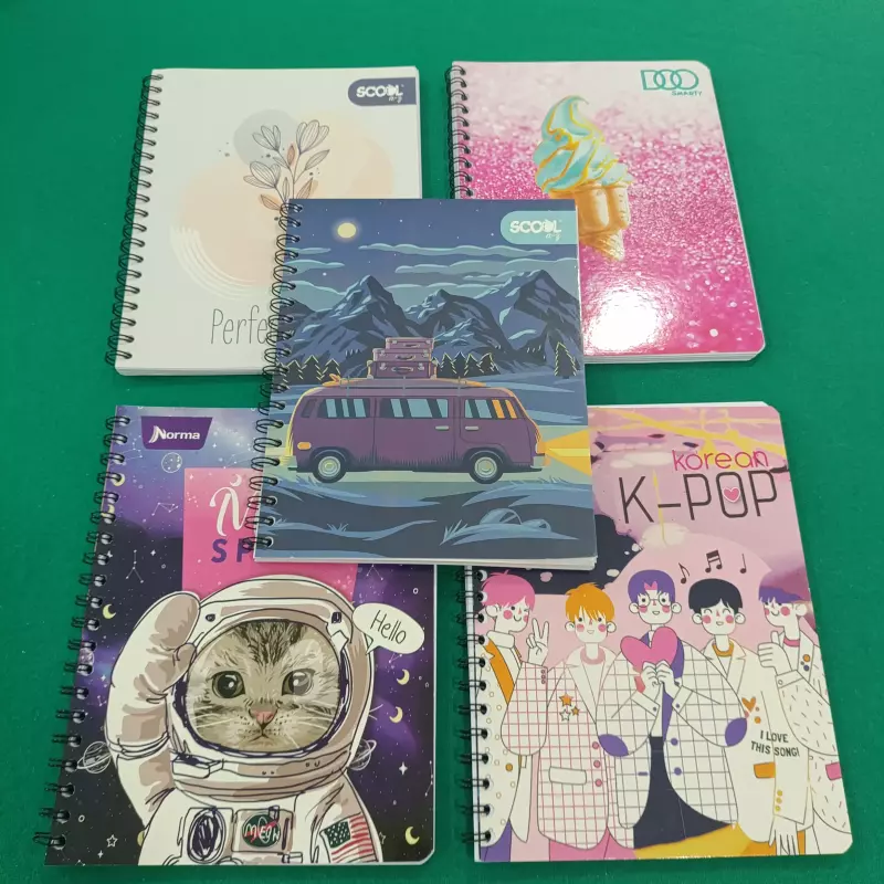 LIBRETA CUADERNO DOBLE ESPIRAL