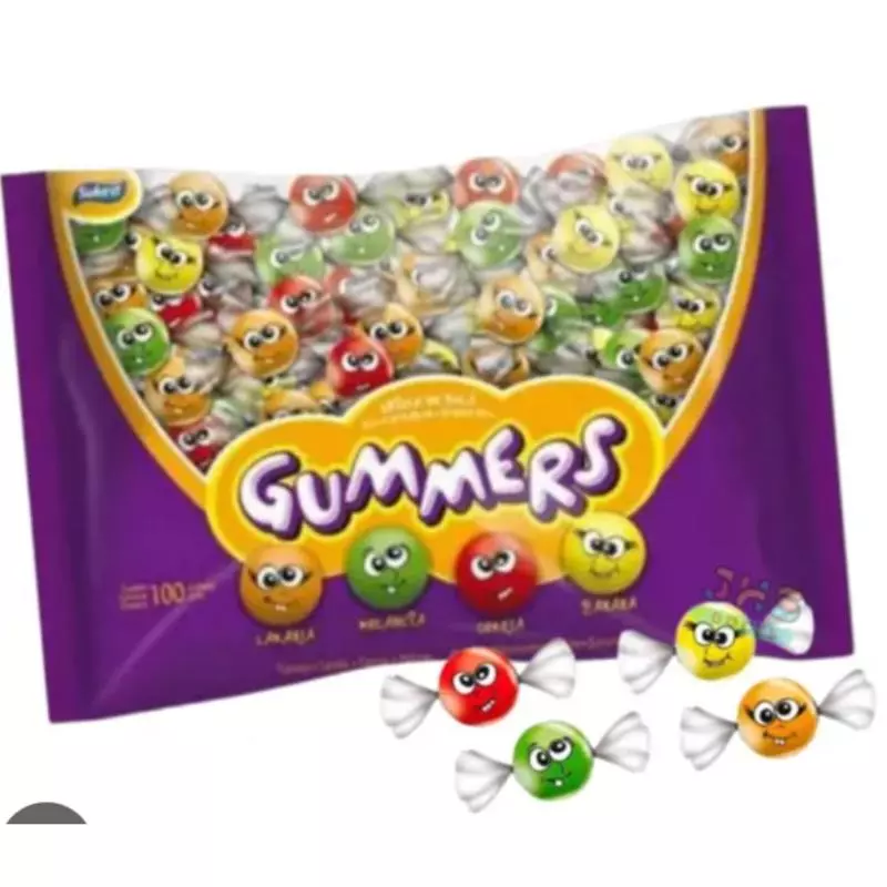 chiclete gummers 100 unid.
