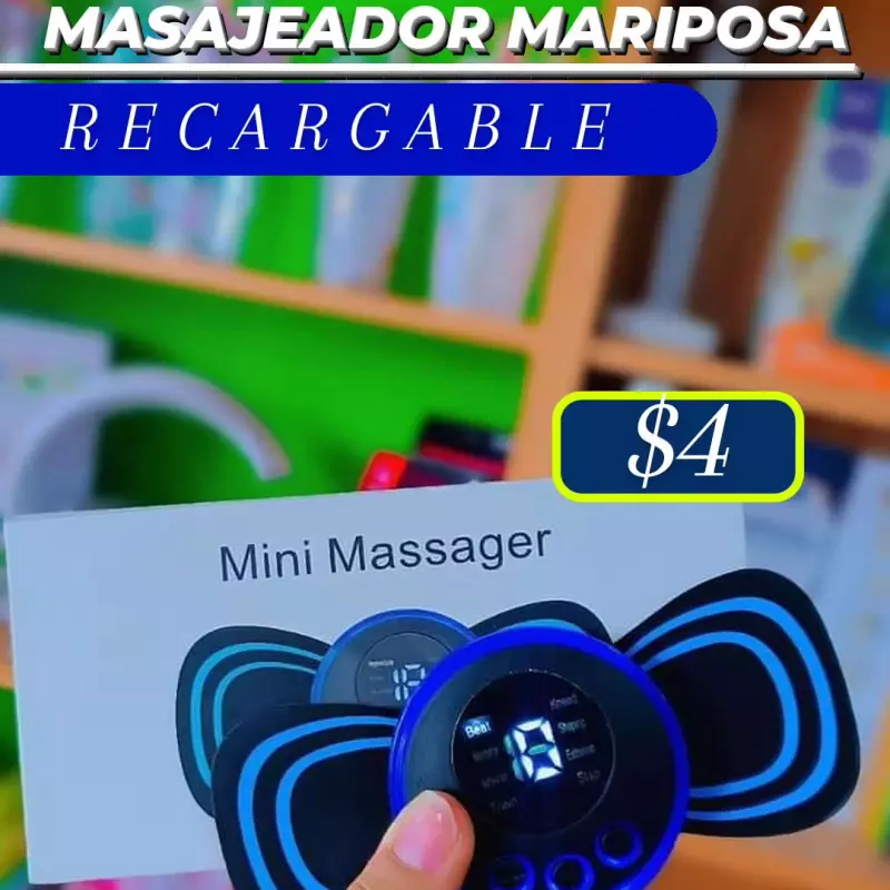 Masajeador tipo mariposa