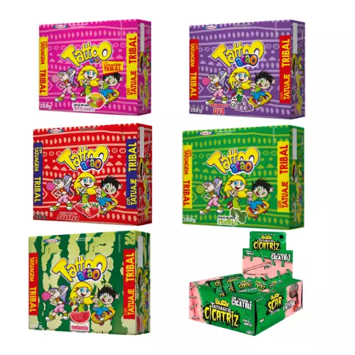 CHICLETE SANTA FE TATOO TRIBAL