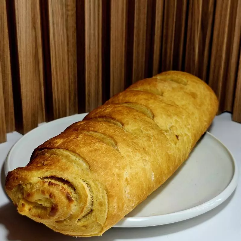 Trenza de Jamón y Queso