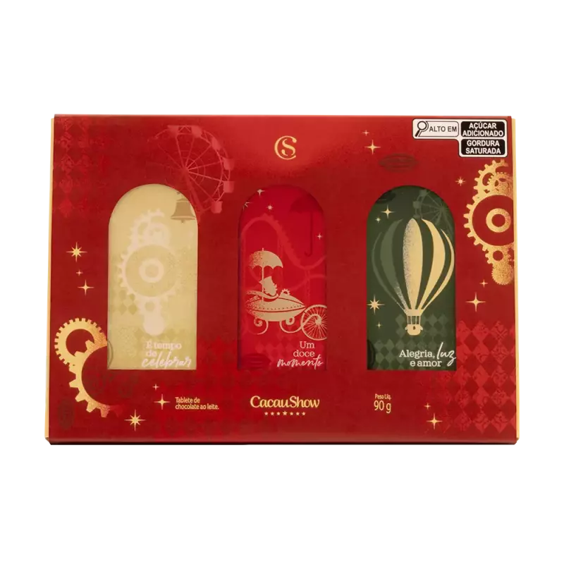 Caixa de Tabletes ao Leite 90g