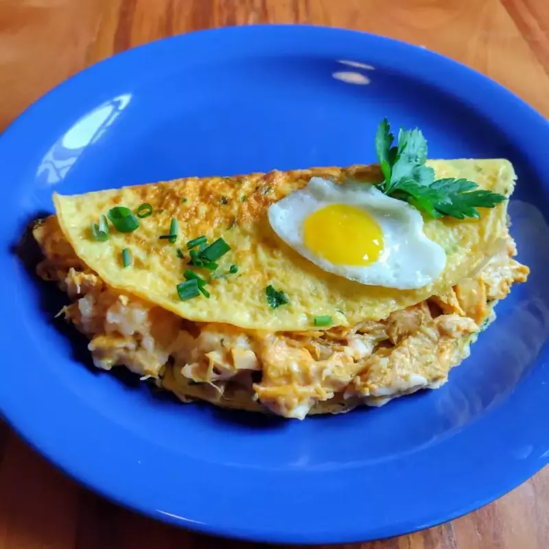 OMELETE FRANGO CATUPIRY