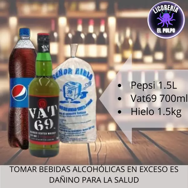 Vat69+Pepsi+hielo