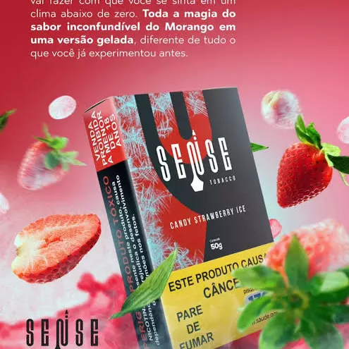 ESSÊNCIA SENSE MORANGO GELADO