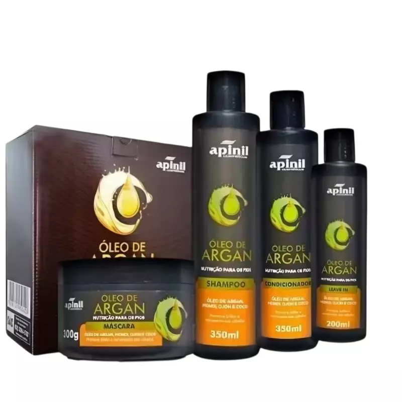KIT CAPILAR ÓLEO DE ARGAN APINIL