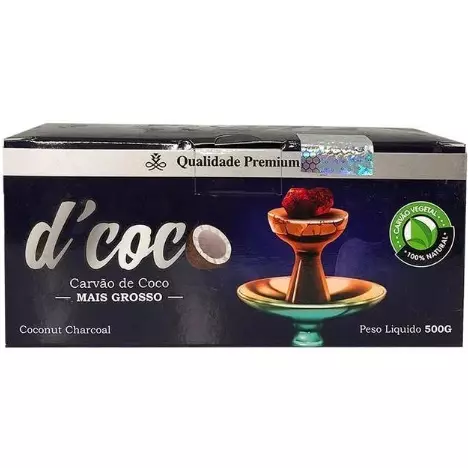 Carvão D' Coco 500g