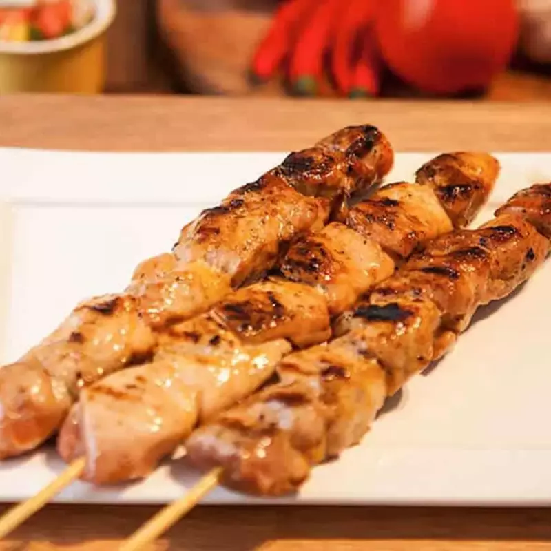 Espetinho filé de coxa