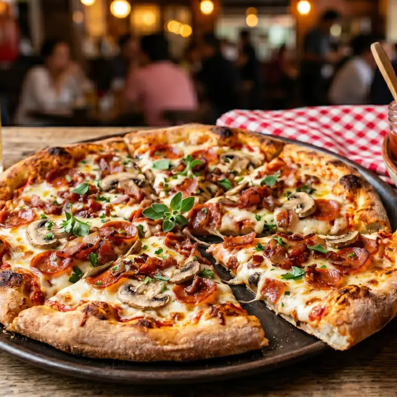Pepperoni Mushroom Pizza BL