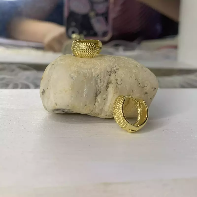 Argolla brillante gruesa