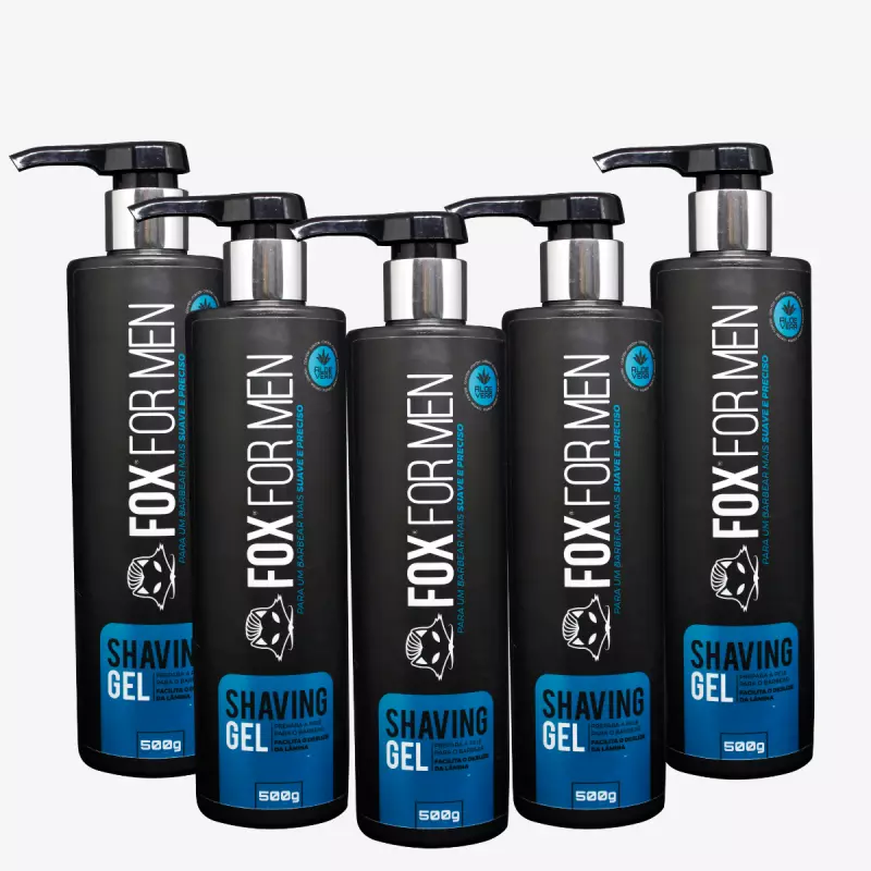 Shaving Gel De Barbear 500g 5 Unidad