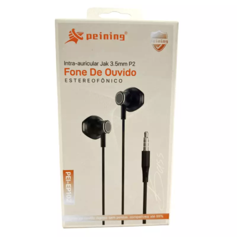 FONE DE OUVIDO C/FIO PEI-EP102