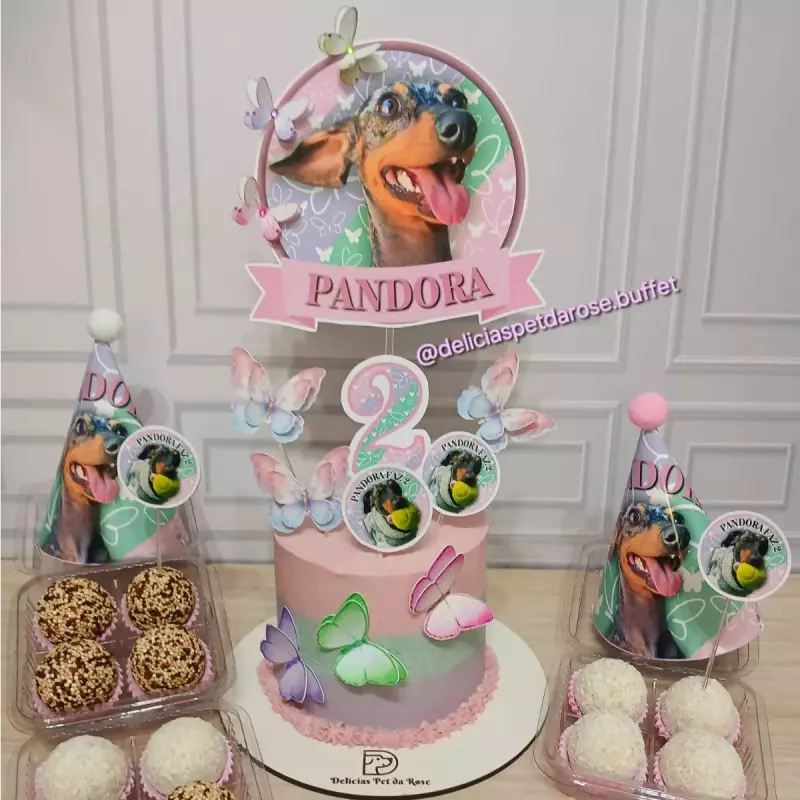 Topo c/ FOTO Pet - Personalizado