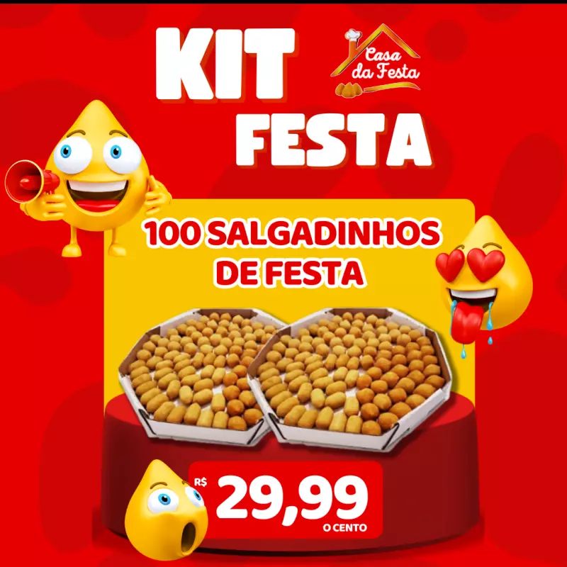 SALGADINHOS DE FESTA