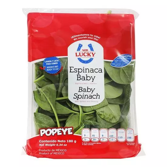 Espinaca Baby MrLucky 180 grs.