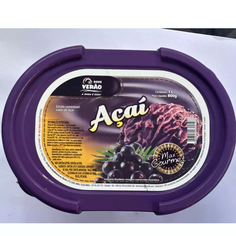 Açaí Tradicional Puro 1L