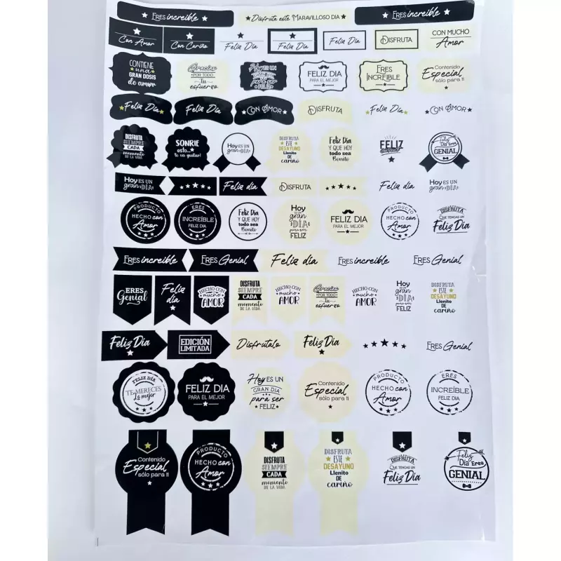 Hoja pretroquelada padre figuras