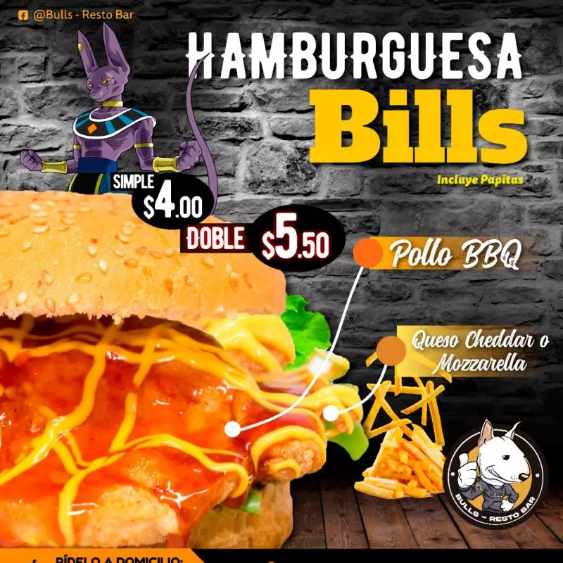 HAMBURGUESA BILLS