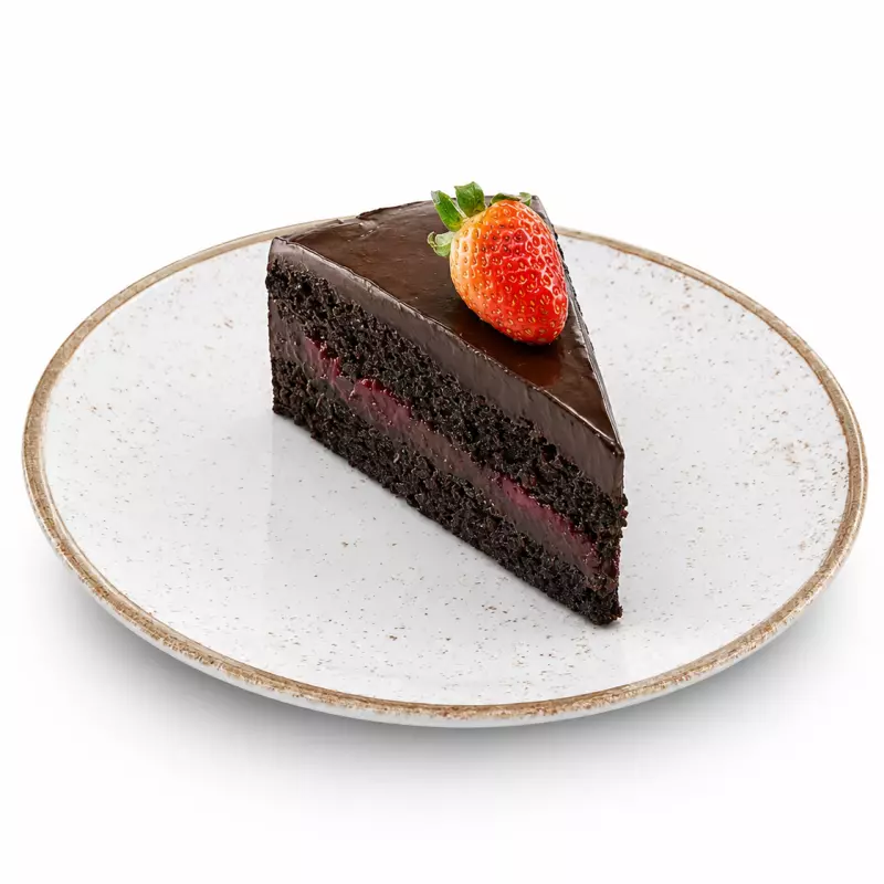 Chocolate com morango - Fatia