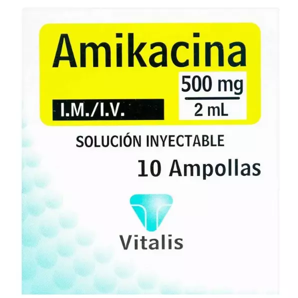 AMIKACINA 500MG SOLUCION INYECTABLE