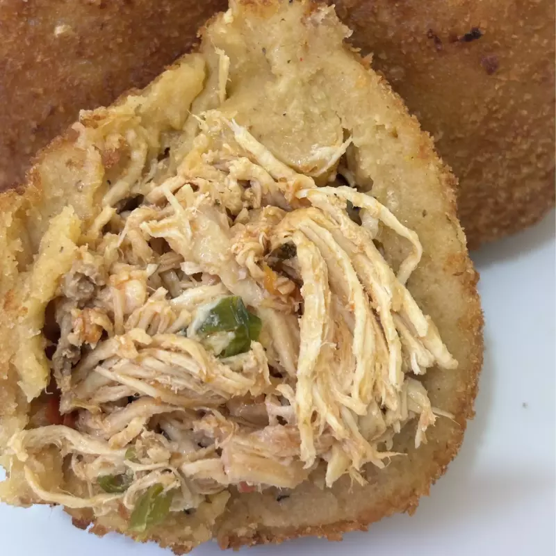 Coxinha de frango com catupiry