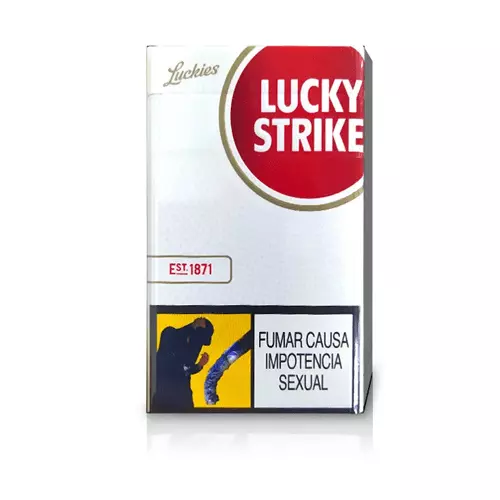 Cigarrillo Lucky strike Rojo