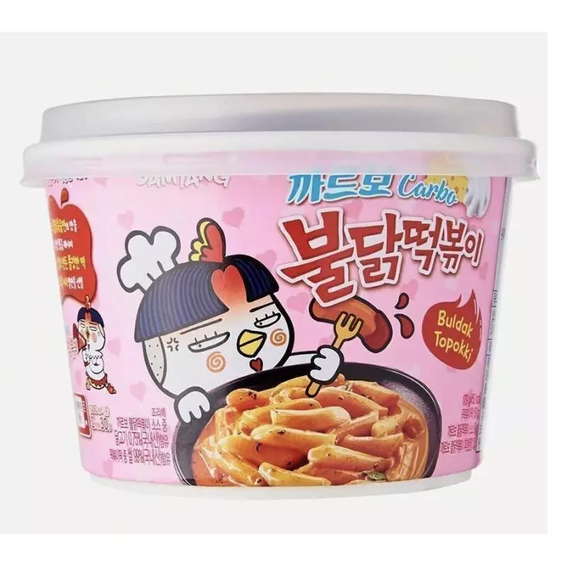 Buldak carbonara tteokbokki