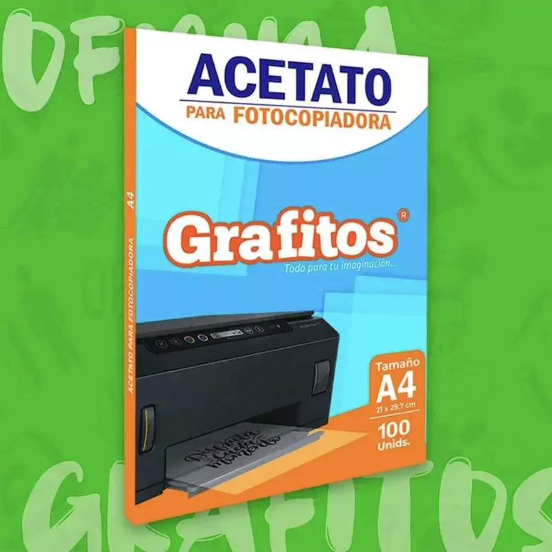 ACETATO CARTA GRAFITOS