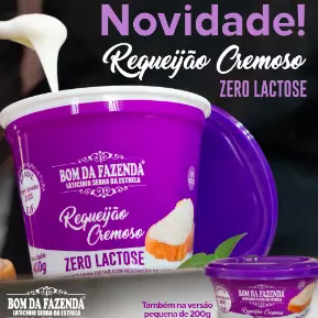 Requeijão Cremoso - Zero Lactose
