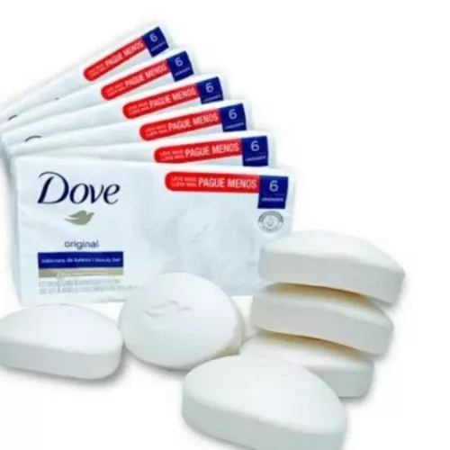 Kit sabonete Dove branco 90g