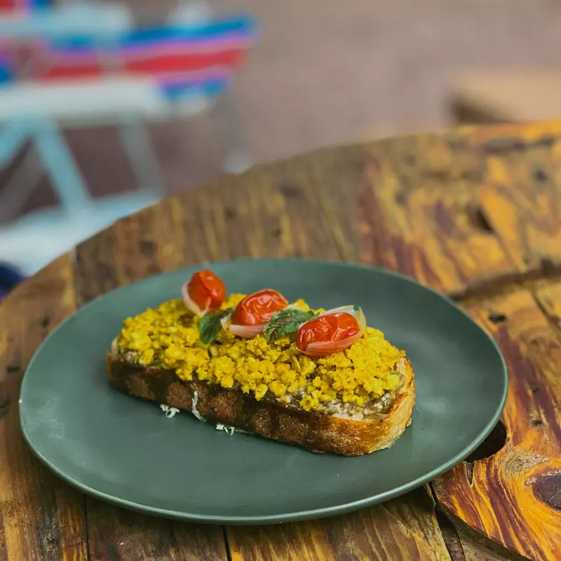Tostada de Tofu