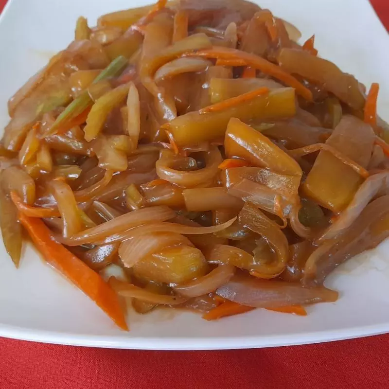 Chop Suey con pollo y Camaron